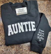 Load image into Gallery viewer, AUNTIE Glitter CREWNECK Sweatshirt
