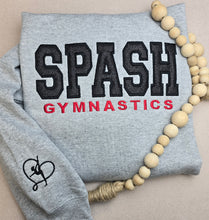 Load image into Gallery viewer, SPASH Gymnastics HOODED Embroidered Glitter Sweatshirt