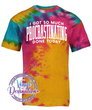 Load image into Gallery viewer, So Much Procrastinating Done T-Shirt