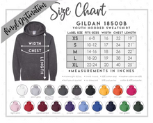 Load image into Gallery viewer, Loyal Greyhounds Glitter YOUTH HOODED Sweatshirt