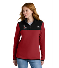 Load image into Gallery viewer, North Face Women's Fleece 1/4 Zip Fleece (Embriodered)