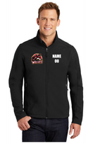 Load image into Gallery viewer, Wolves Soft Shell Jacket Embroidered