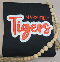 Load image into Gallery viewer, Tigers Script Glitter HOODED Sweatshirt