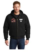 Load image into Gallery viewer, Wolves Duck Cloth Work Jacket Embroidered