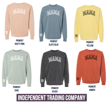 Load image into Gallery viewer, MAMA CREWNECK Embroidered Sweatshirt * Customize*