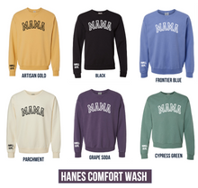 Load image into Gallery viewer, MAMA CREWNECK Embroidered Sweatshirt * Customize*
