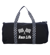 Load image into Gallery viewer, CHECKERED RACING DUFFLE BAG