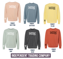 Load image into Gallery viewer, MOM CREWNECK Embroidered Sweatshirt * Personalize*