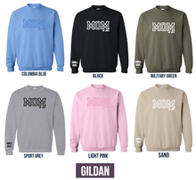 Load image into Gallery viewer, MOM CREWNECK Embroidered Sweatshirt * Personalize*