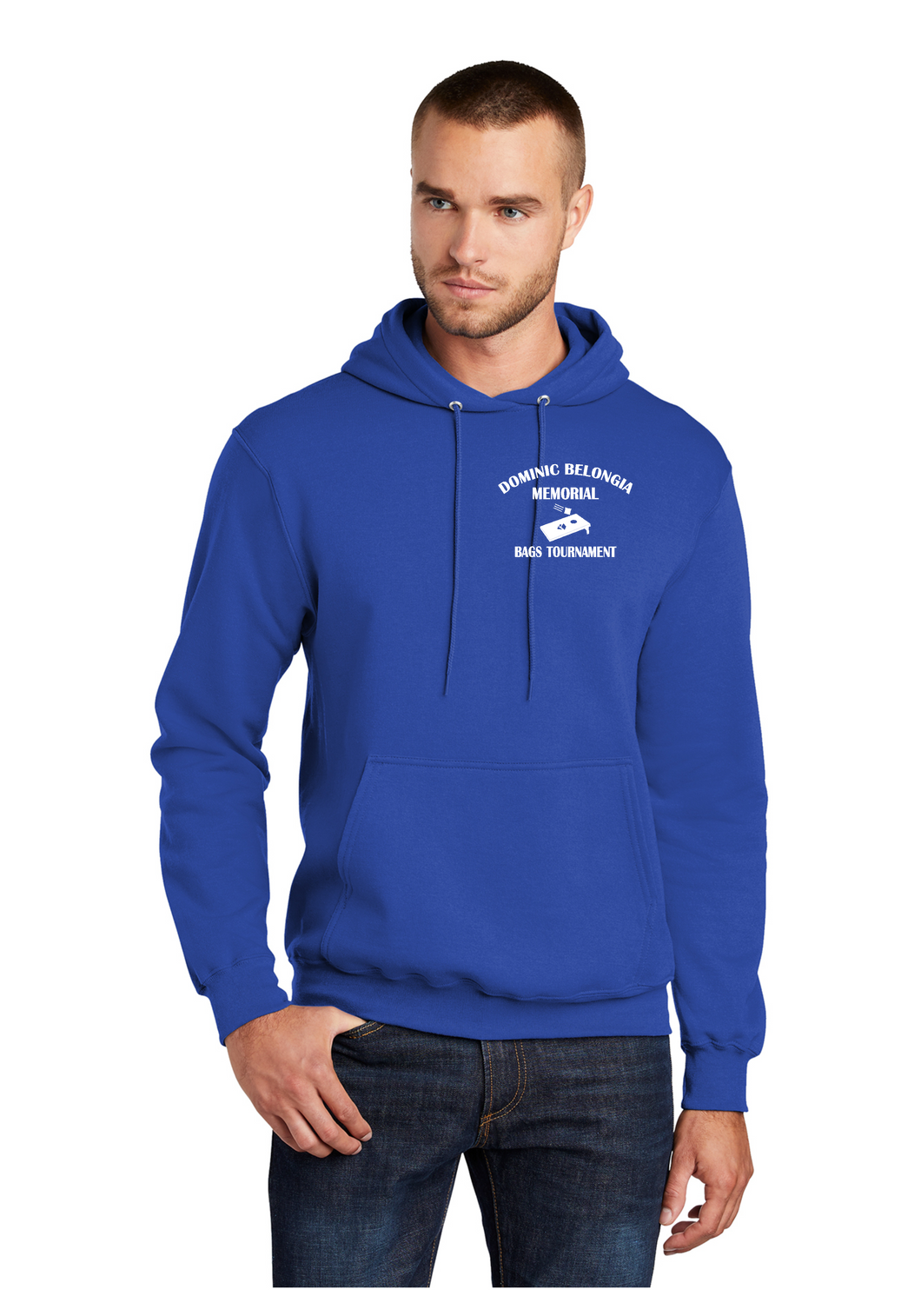 Bags Tournament Hoodie Pocket Logo