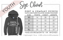 Load image into Gallery viewer, Port &amp; Company Youth Hooded Sweatshirt Logo #4
