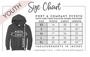 Port & Company Youth Hooded Sweatshirt Logo #4