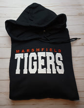 Load image into Gallery viewer, Marshfield Tigers Glitter HOODED Sweatshirt
