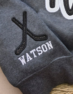 Hockey Glitter HOODED Sweatshirt