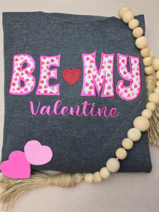 Be My Valentine Embroidered CREWNECK Sweatshirt