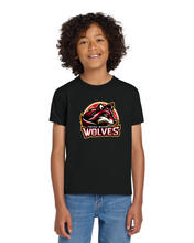 Load image into Gallery viewer, Wolves Youth T-shirt Logo #2
