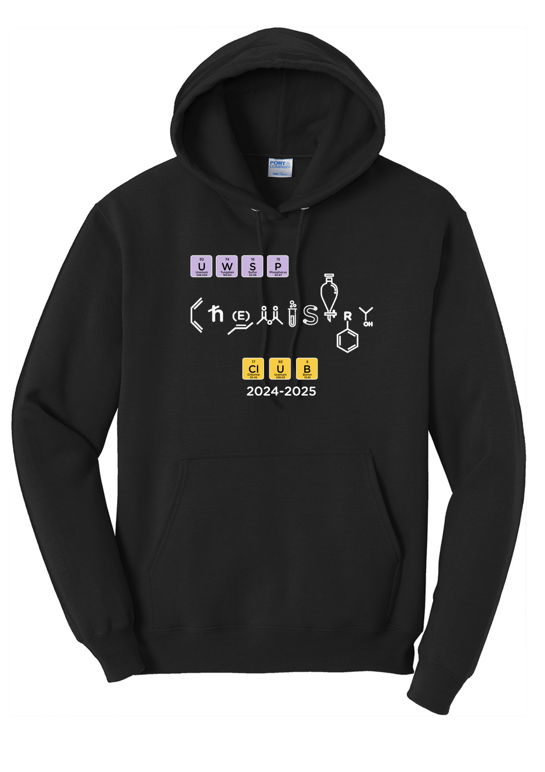 Chemistry Club Black Hoodie