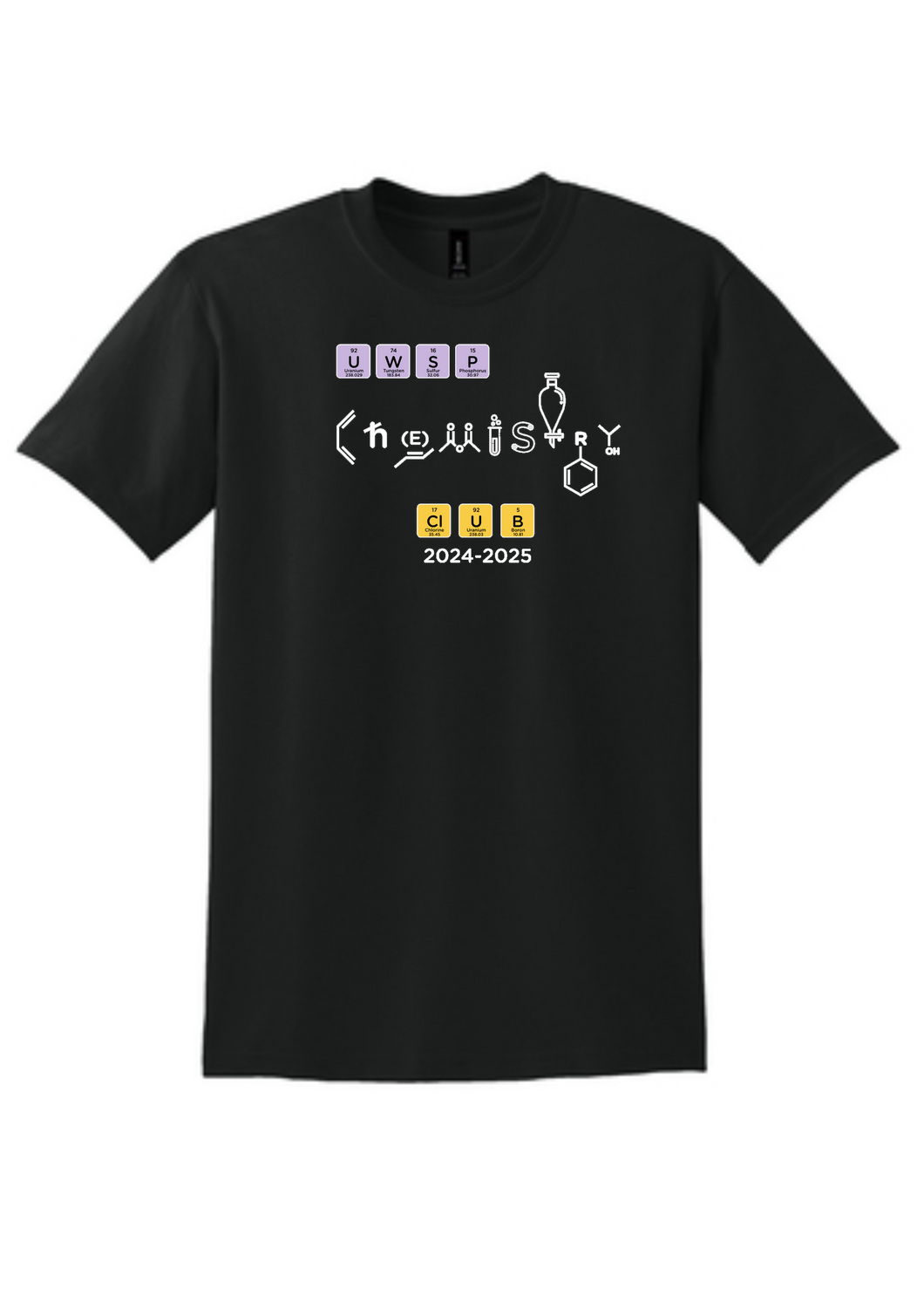Chemistry Club Black T-Shirt