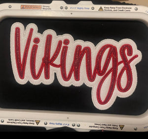 Vikings Glitter CREWNECK Sweatshirt