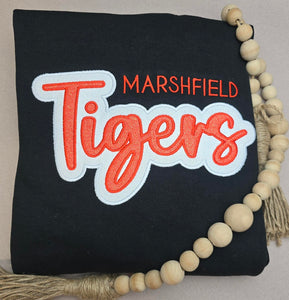 Tigers Script Glitter CREWNECK Sweatshirt
