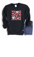 Load image into Gallery viewer, You Are Enough Valentines Heart Crewneck
