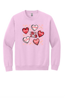 Load image into Gallery viewer, You Are Enough Valentines Heart Crewneck
