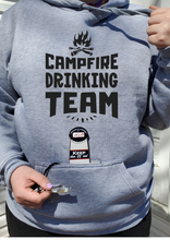 Load image into Gallery viewer, CAMPFIRE DRINKING TEAM TAILGATE HOODIE
