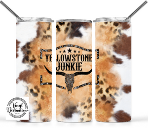 YELLOWSTONE JUNKIE TUMBLER