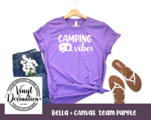 Load image into Gallery viewer, CAMPING VIBES TEE
