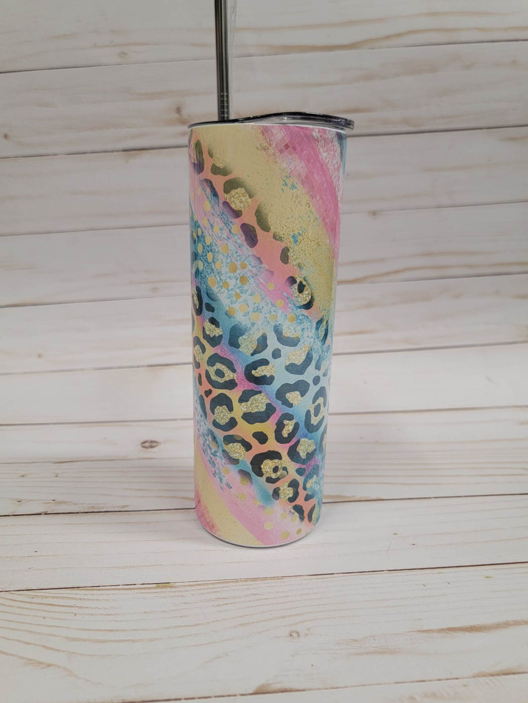 Pastel Leopard Tumbler