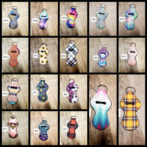 LIP BALM HOLDERS (18 COLOR OPTIONS)