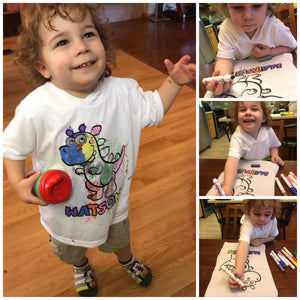 SNOWMAN COLORING T-SHIRT